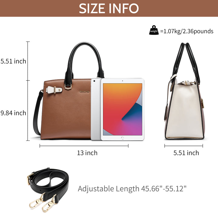 Nevin Elegant Medium Leather Crossbody Bag