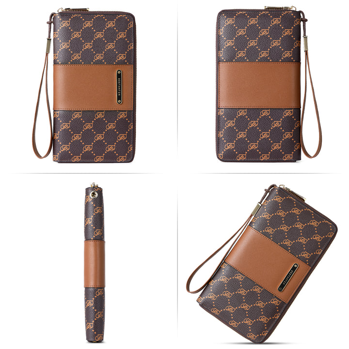 Savill Clutch Wristlet Wallet — Elegant Patterns - BOSTANTEN