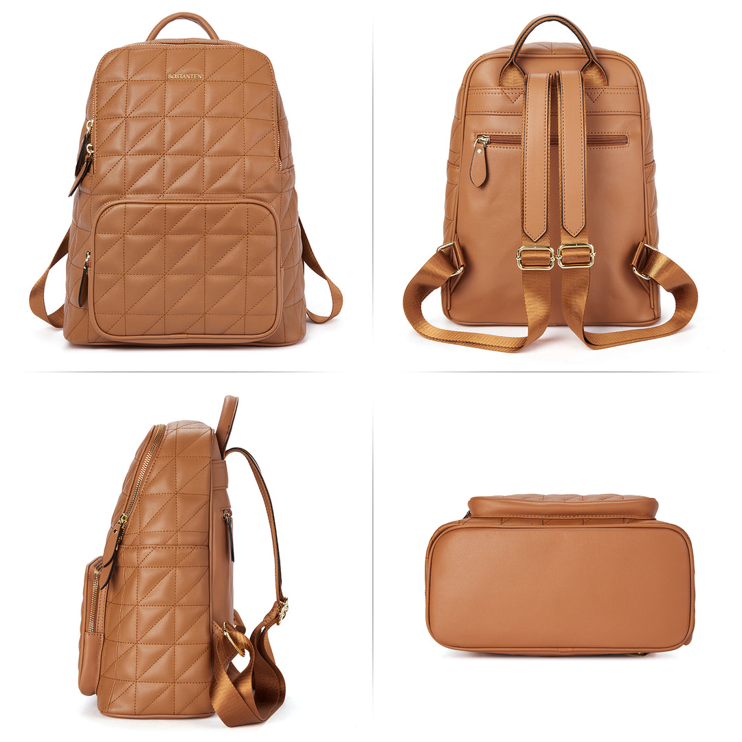 Minoru Leather Mini Backpack— Casual - BOSTANTEN