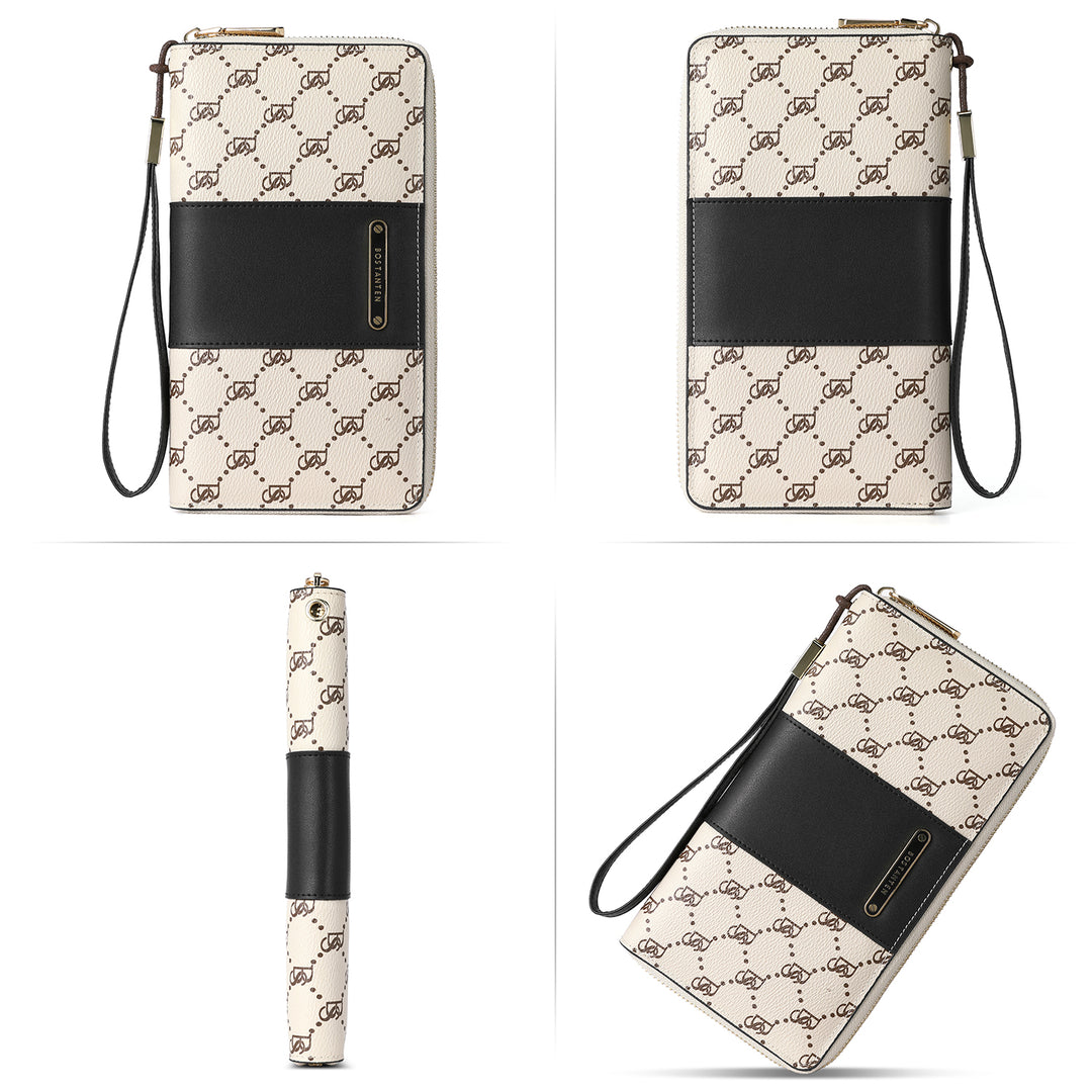 Savill Clutch Wristlet Wallet — Elegant Patterns - BOSTANTEN