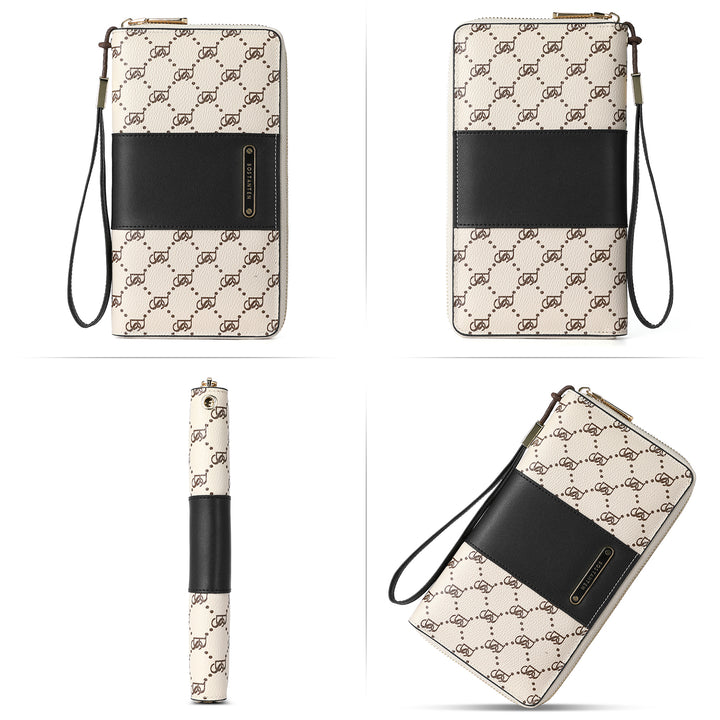 Savill Clutch Wristlet Wallet — Elegant Patterns - BOSTANTEN