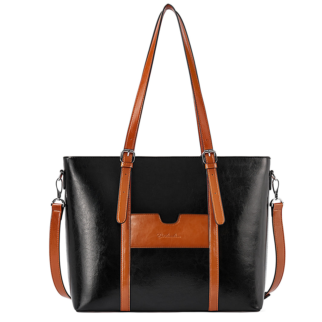 Carol  Women Briefcase  —  Vintage Tote - BOSTANTEN