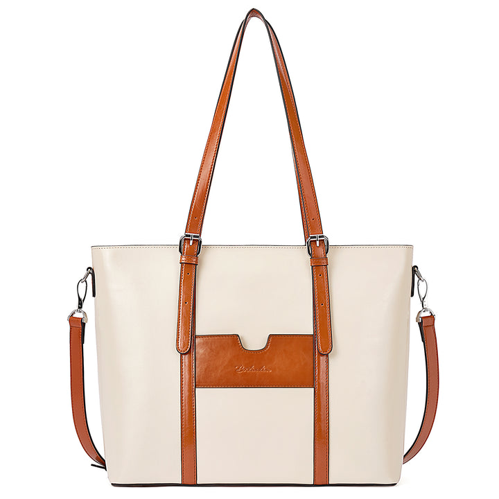 Carol  Women Briefcase  —  Vintage Tote - BOSTANTEN