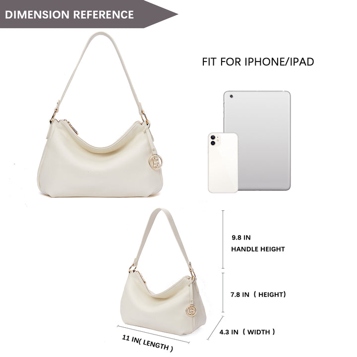 BOSTANTEN Geldbörsen für Damen Leder Schultertaschen Designer Damen Hobo Handtaschen Taschenbücher 