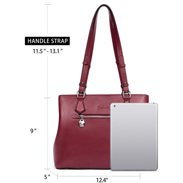 BOSTANTEN Women Handbag Genuine Leather Shoulder Bag Soft Designer Top Handle Purses - BOSTANTEN