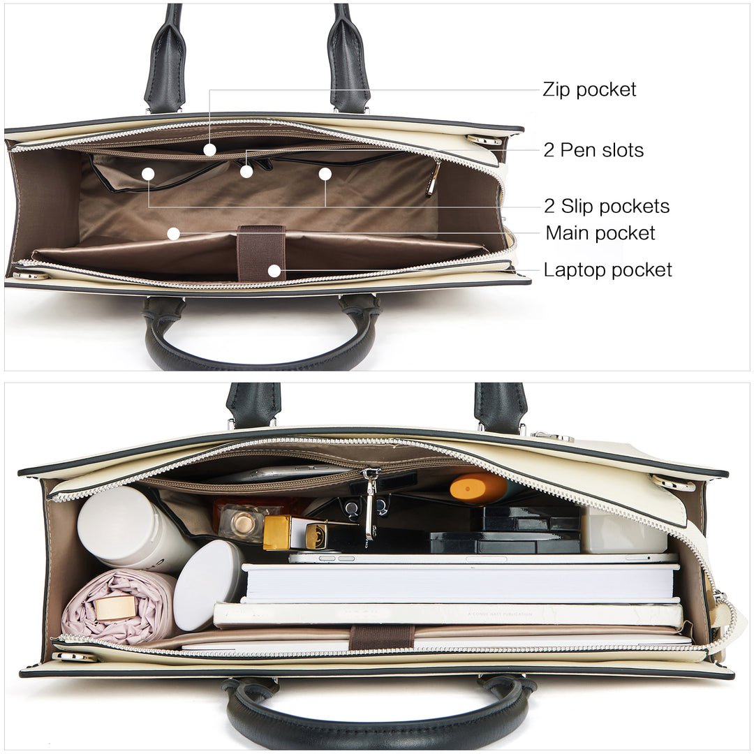 Mizuki Laptop Briefcase For Ladies — Luxury - BOSTANTEN