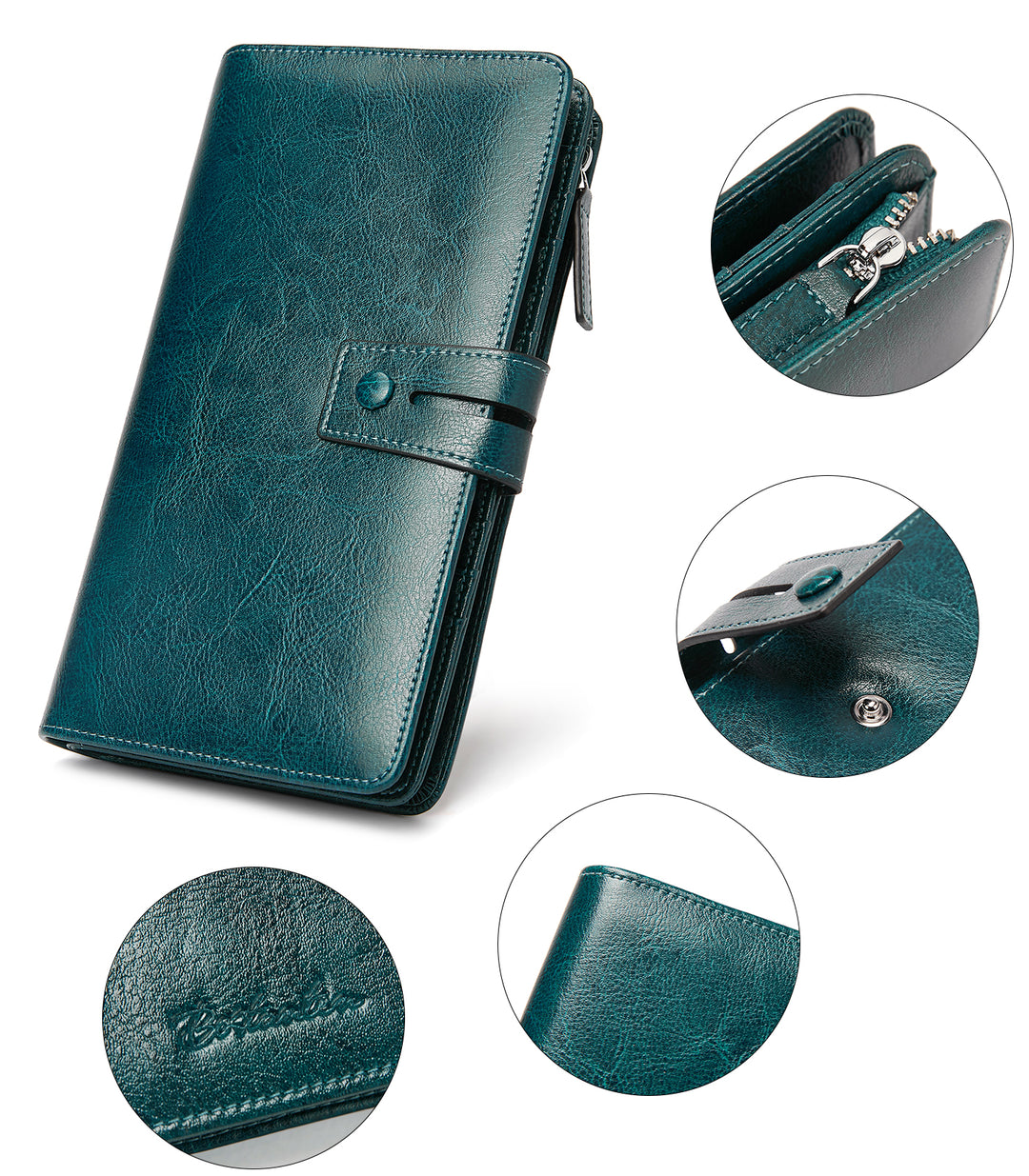 Lnna Checkbook RFID Wallet Cash Clutch Purses —— Superstar