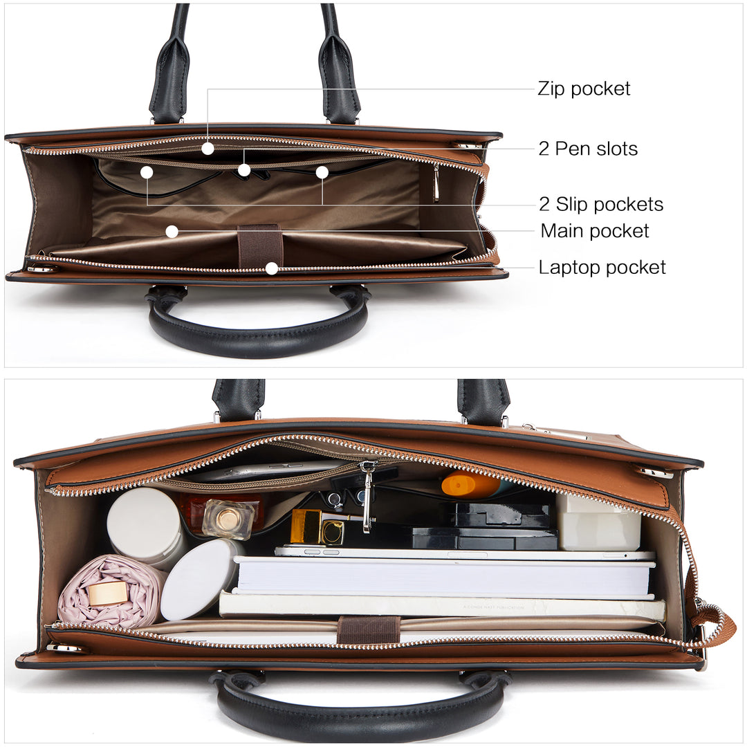 Mizuki Laptop Briefcase For Ladies — Luxury - BOSTANTEN