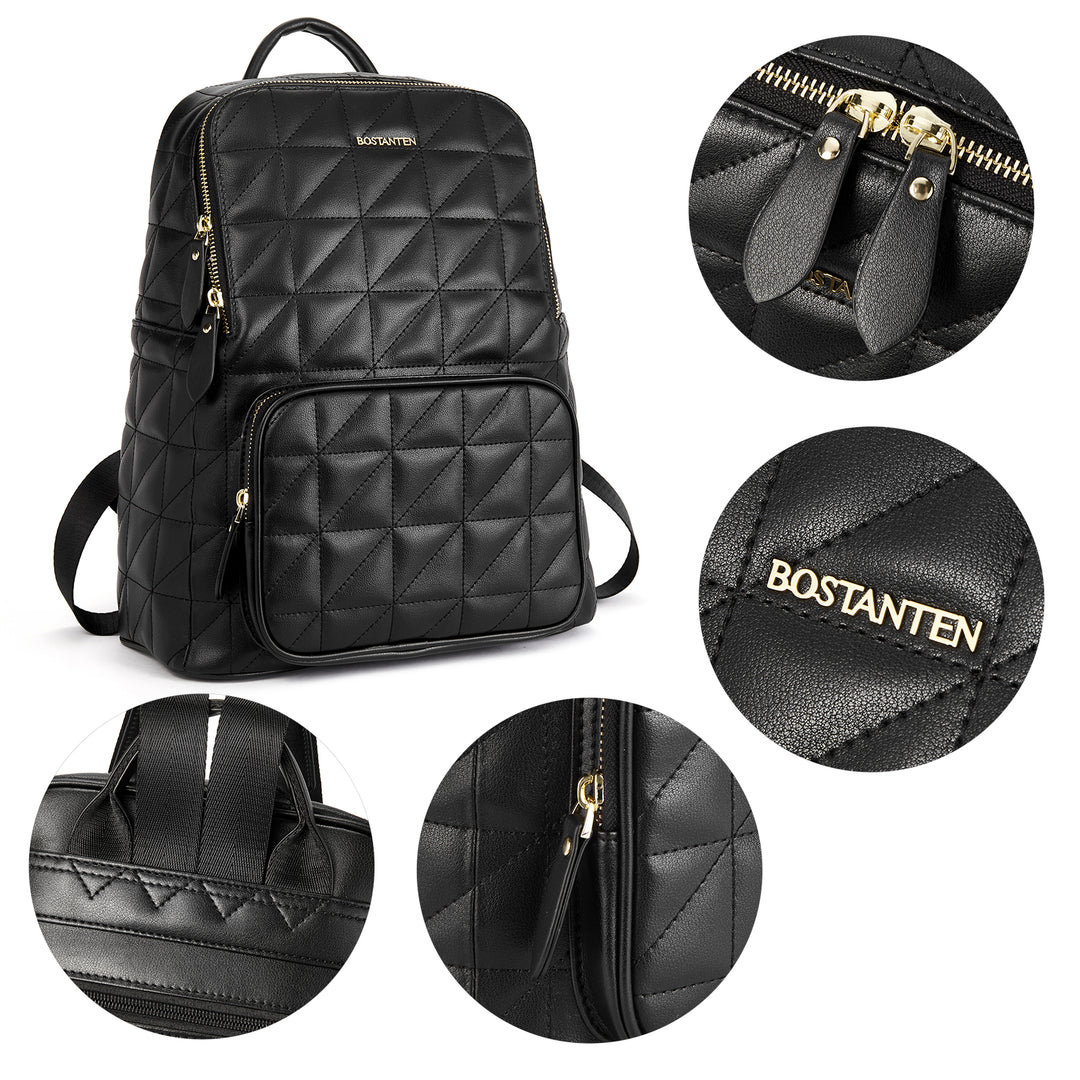 Minoru Leather Mini Backpack— Casual - BOSTANTEN