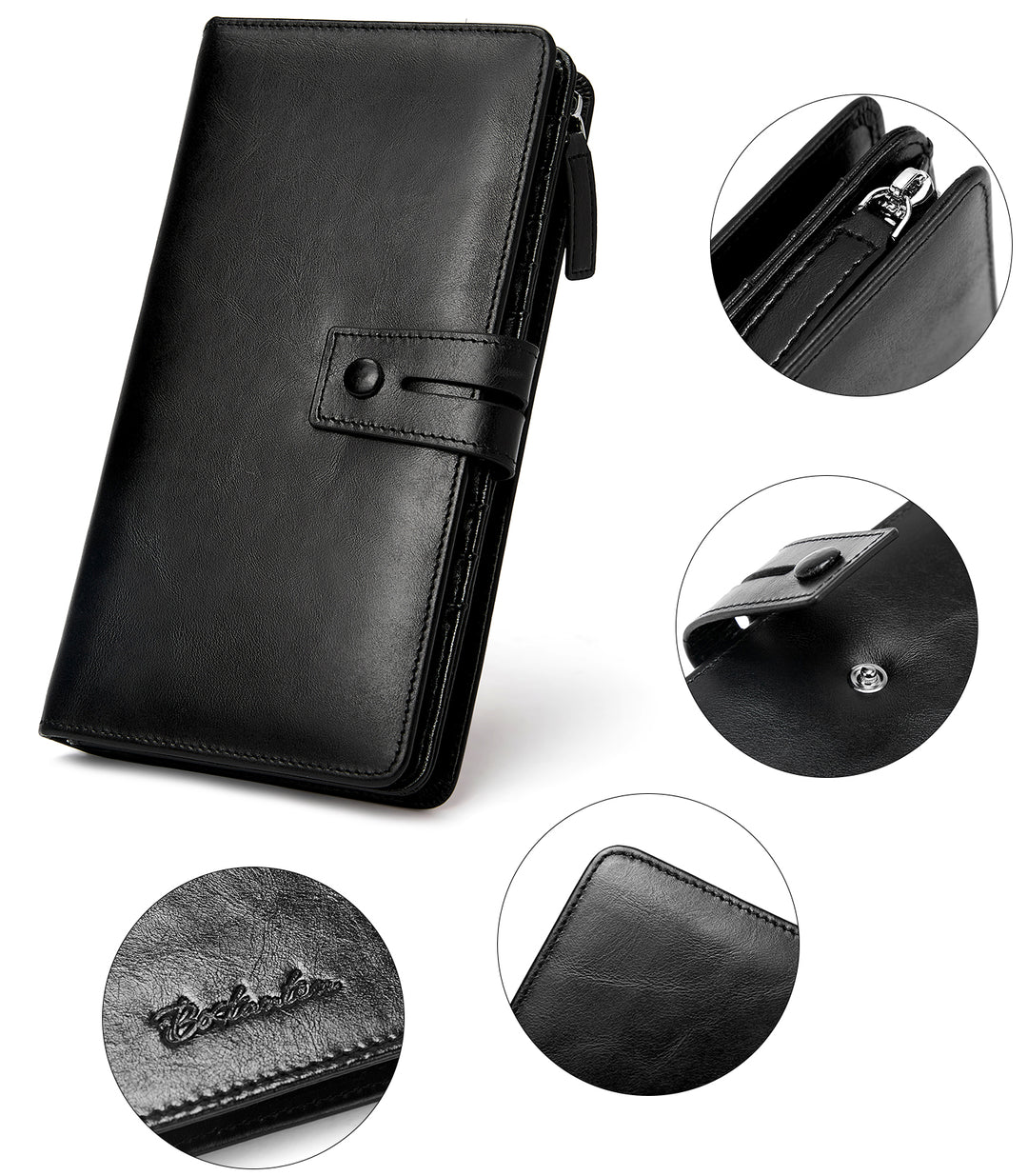 Lnna Checkbook RFID Wallet Cash Clutch Purses —— Superstar