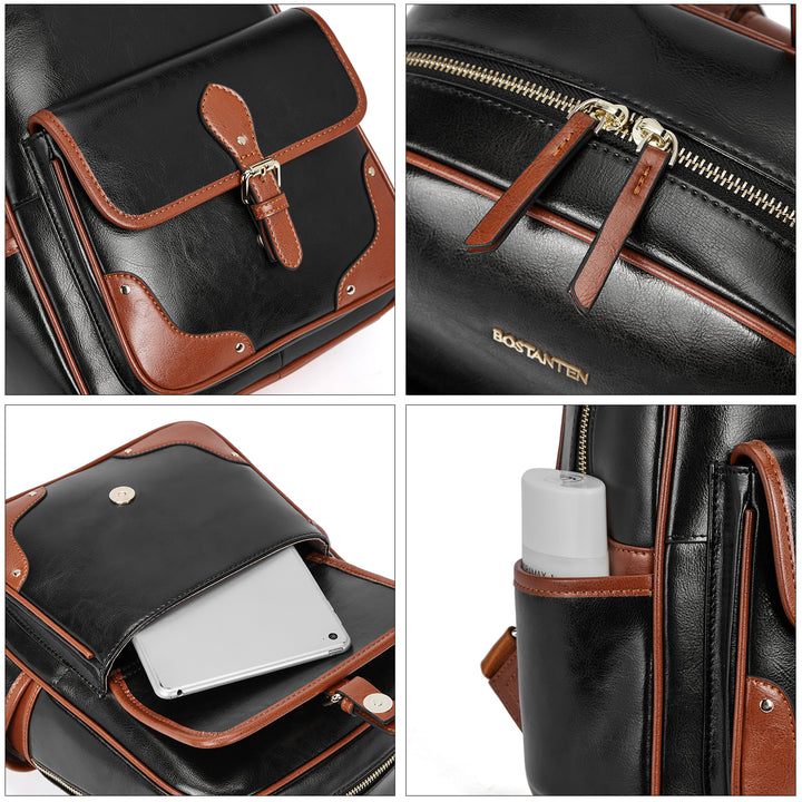 Vrba Leather Book Bag — Talent - BOSTANTEN
