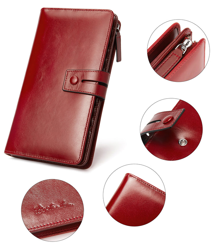 Lnna Checkbook RFID Wallet Cash Clutch Purses —— Superstar