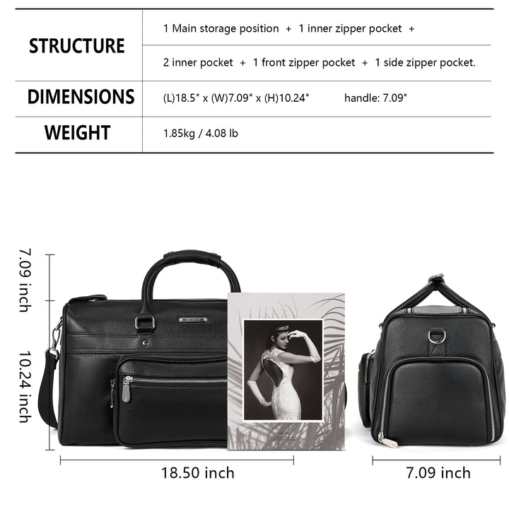 BOSTANTEN Man/Women Travel Duffel Bag Unisex Gym Sports Luggage Large Capacity Tote Duffel Bags - BOSTANTEN