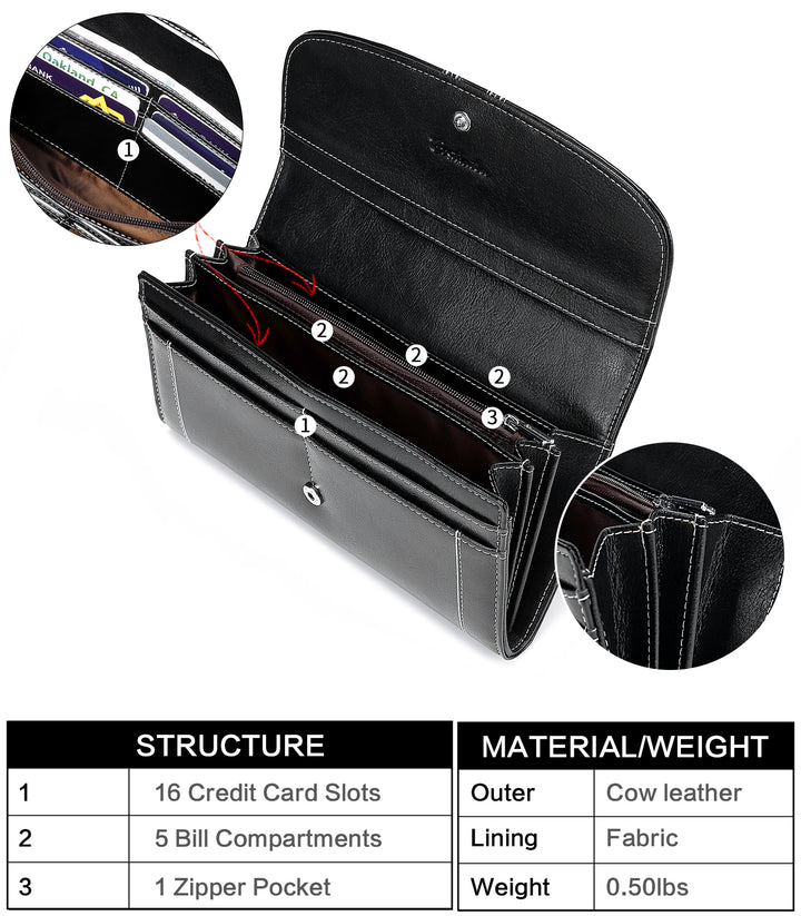 Lomy Designer Checkbook Wallet For Lawyers — Professional Elite - BOSTANTEN