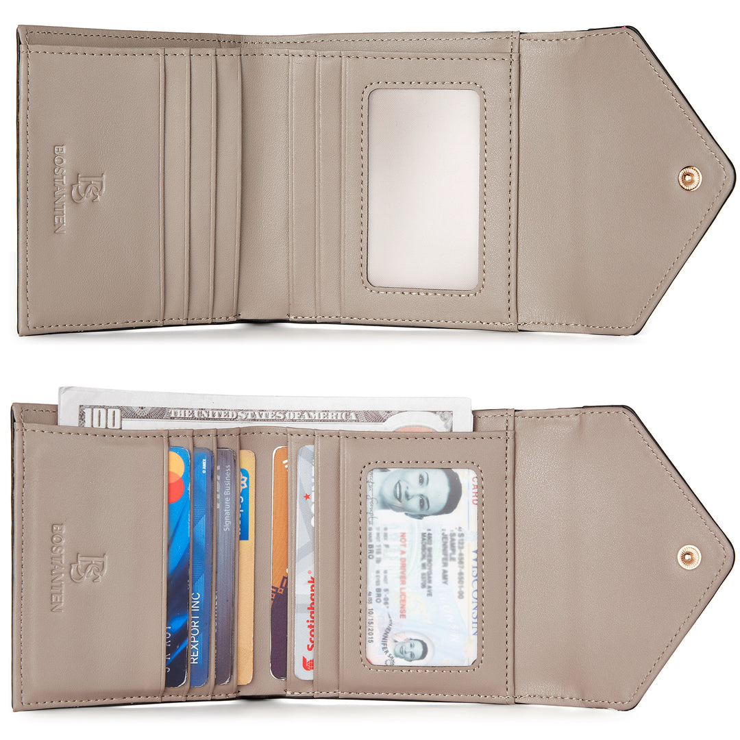 Rozenn Western Checkbook Wallet —— Elegant Patterns - BOSTANTEN