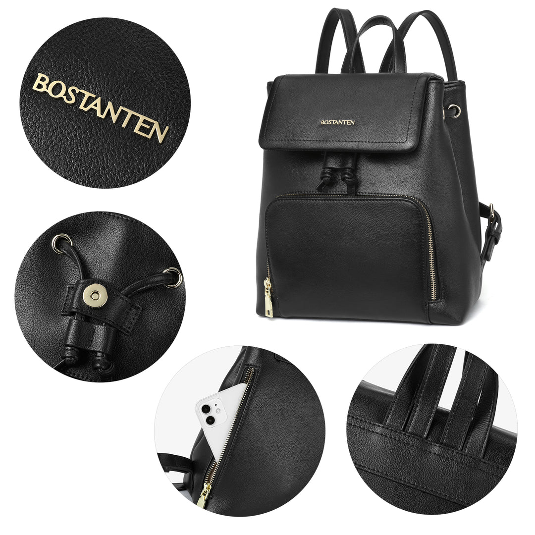 BOSTANTEN Backpack for Woman Fashion Travel Backpack Purse Ladies Shoulder Bags - BOSTANTEN