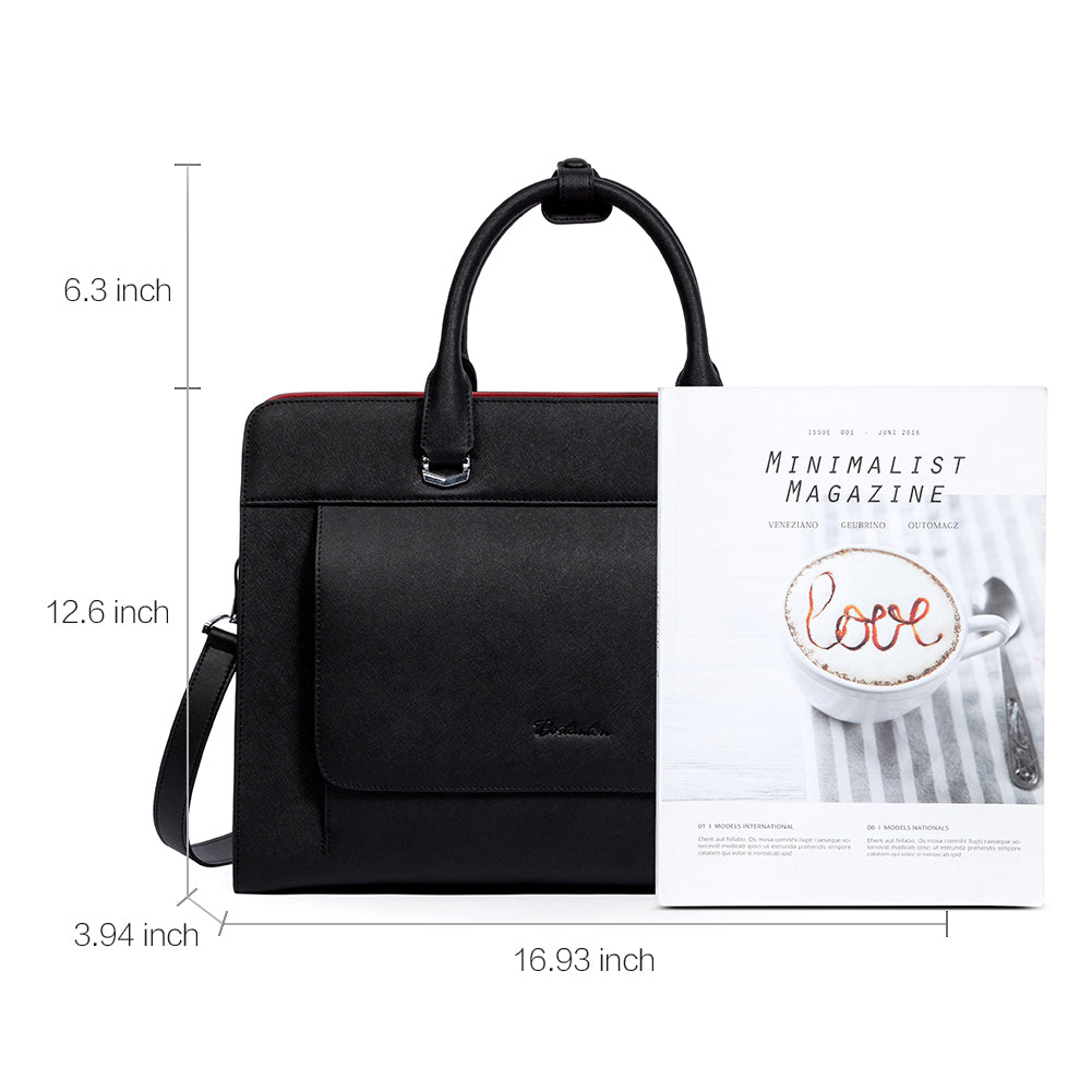 Mizuki Briefcase With Shoulder Strap — Security - BOSTANTEN