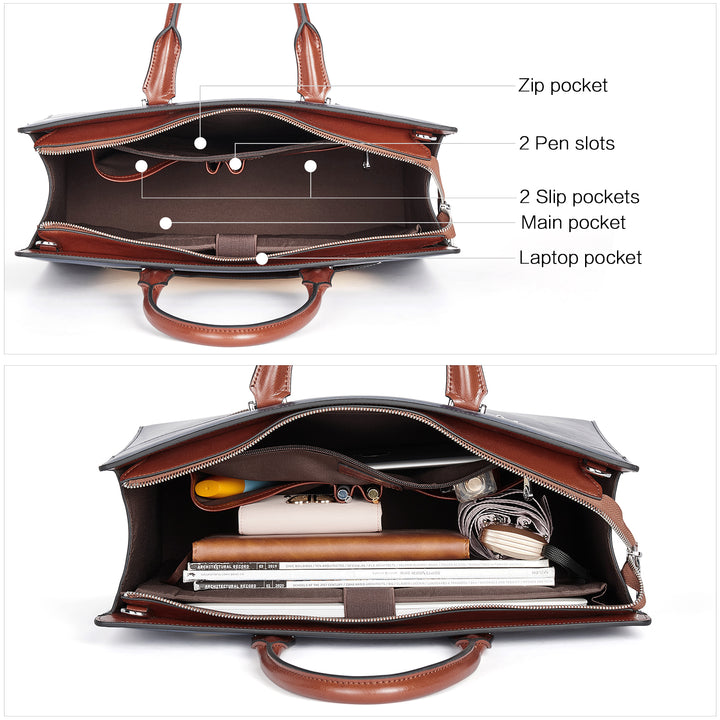 Mizuki  Leather Messenger Bag — Professional handicraft - BOSTANTEN