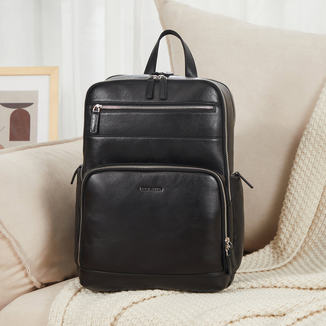 Versatile Men's Large Laptop Backpack for Travel and Business - Fits 15.6 inch Computers