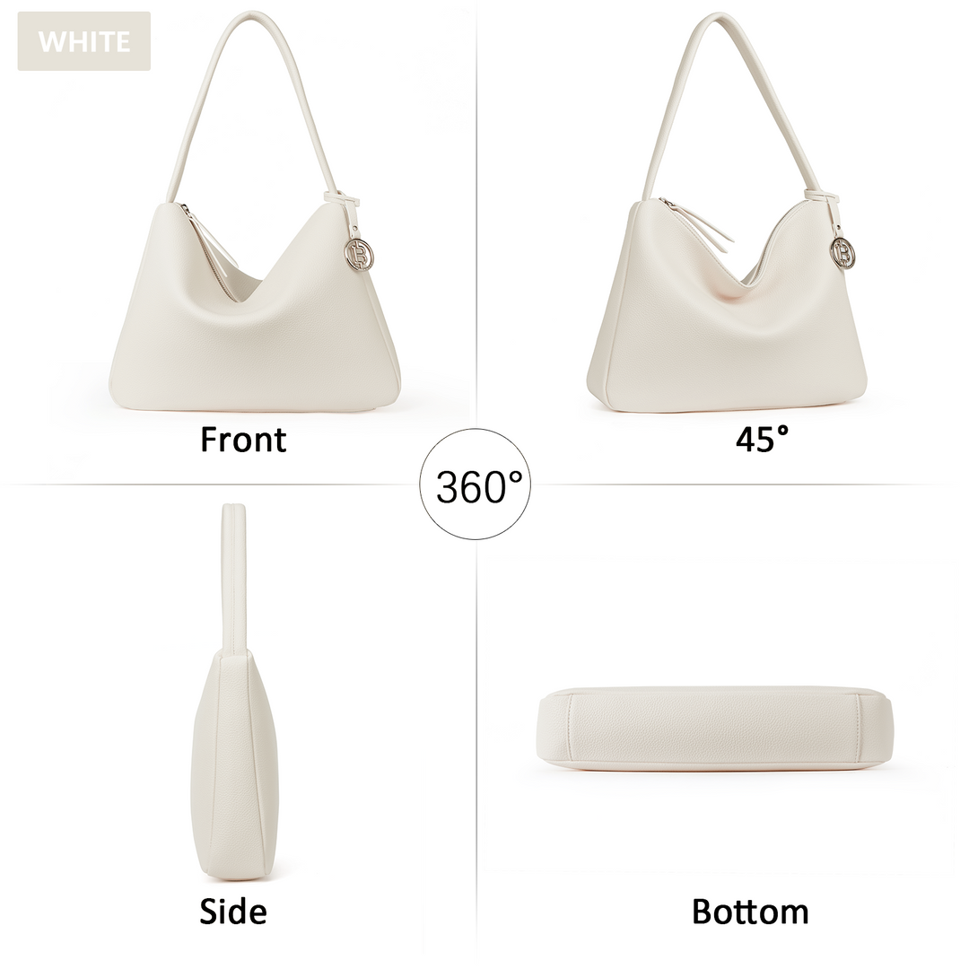 Vegan Leather Hobo Purses for Women Designer Shoulder Bags
