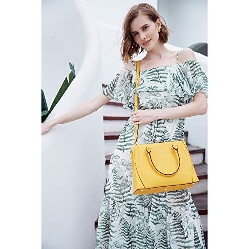 BOSTANTEN Women Leather Handbag Designer Top Handle Satchel Shoulder Bag Crossbody Purse - BOSTANTEN