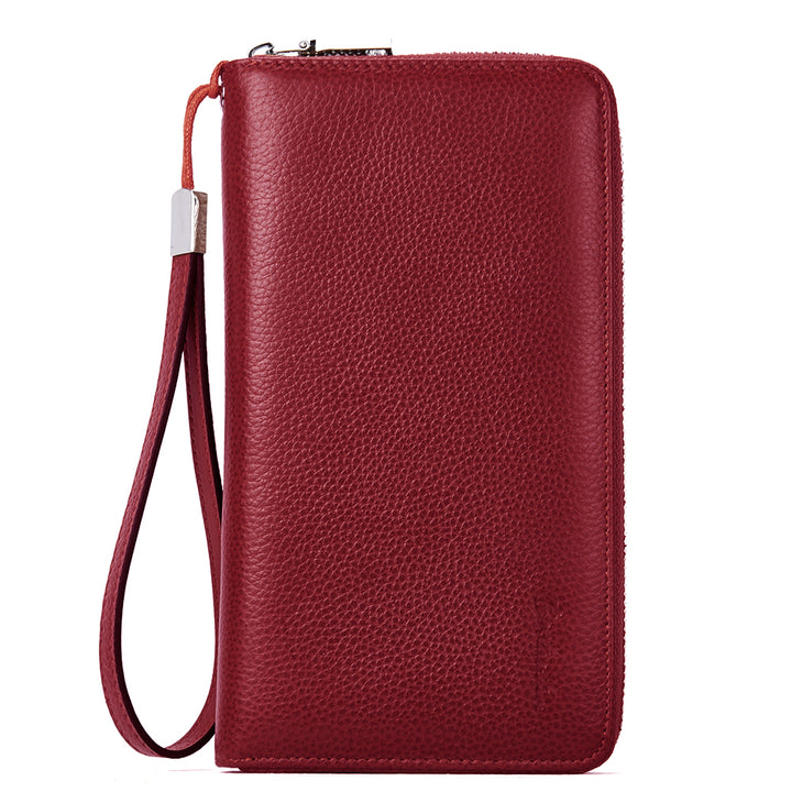Rozenn Wallets With Checkbook Holder —— Zipper - BOSTANTEN