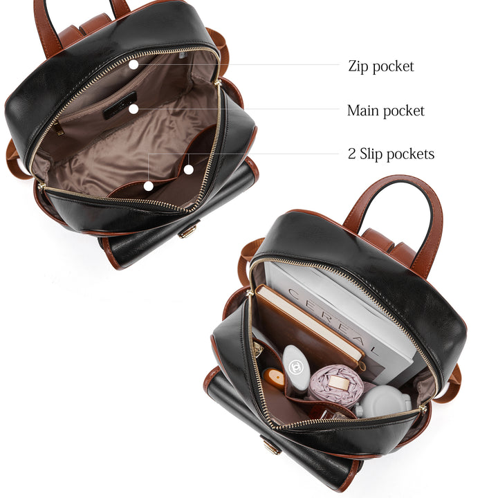 Vrba Leather Book Bag — Talent - BOSTANTEN