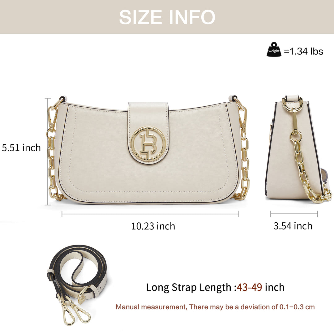 BOSTANTEN Crossbody Bags for Women Leather Shoulder Handbag Designer Bag Purse - BOSTANTEN
