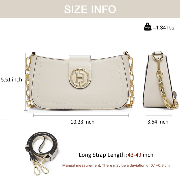 BOSTANTEN Crossbody Bags for Women Leather Shoulder Handbag Designer Bag Purse - BOSTANTEN