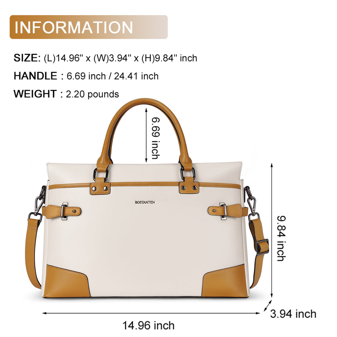 Mizuki Crossbody Briefcase For Women — College - BOSTANTEN