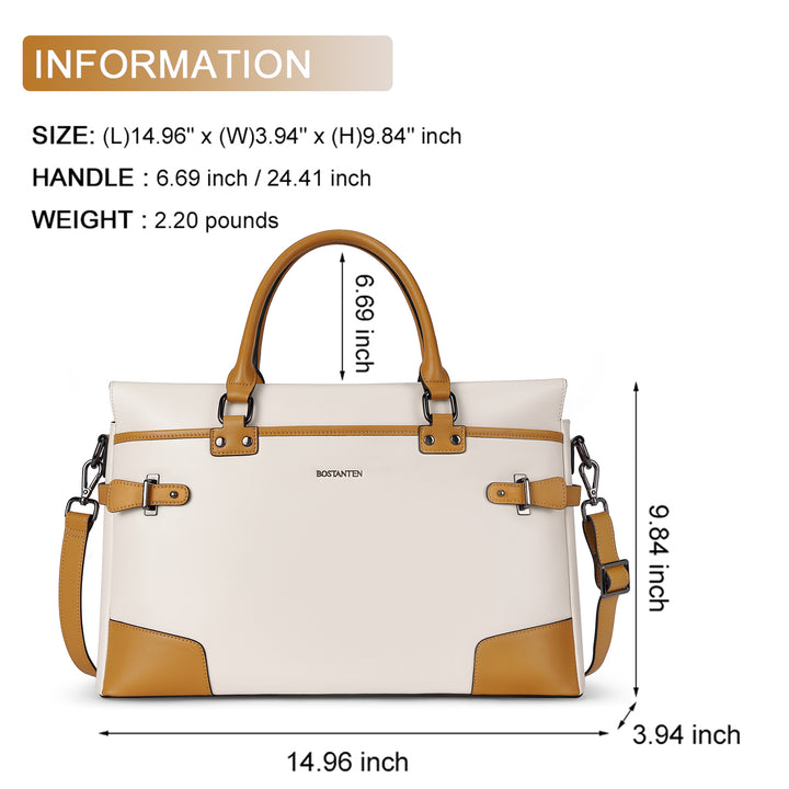 Mizuki Crossbody Briefcase For Women — College - BOSTANTEN