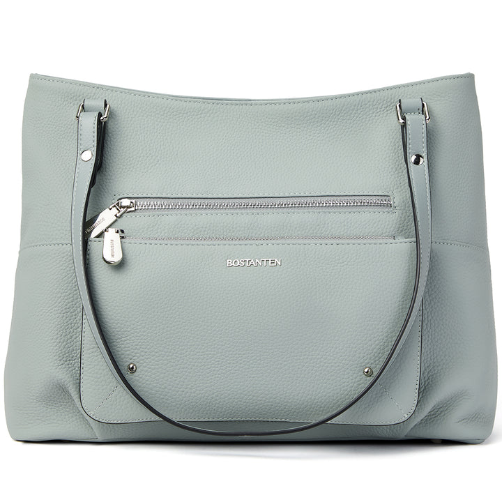 BOSTANTEN Women Handbag Leather Designer Satchel Pures Soft Hobo Bags Shoulder Top Handle Tote Work Bag - BOSTANTEN