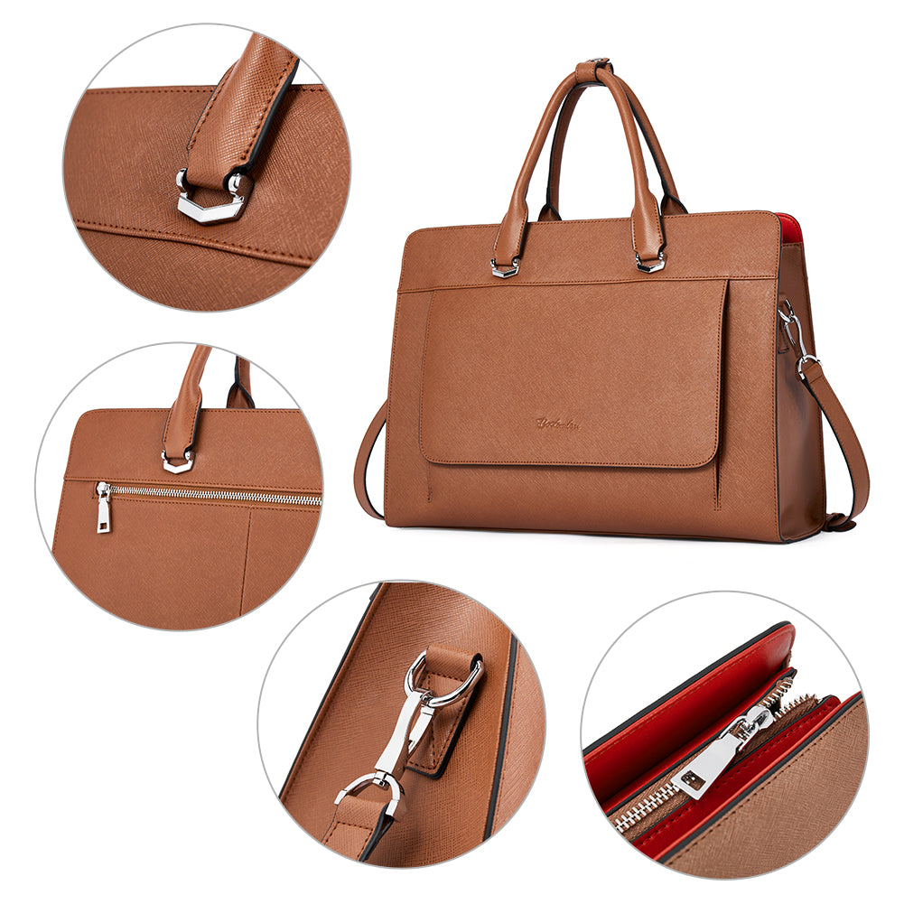 Mizuki Briefcase With Shoulder Strap — Security - BOSTANTEN