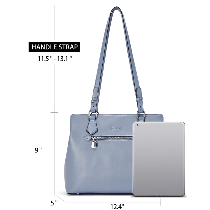 BOSTANTEN Women Handbag Genuine Leather Shoulder Bag Soft Designer Top Handle Purses - BOSTANTEN