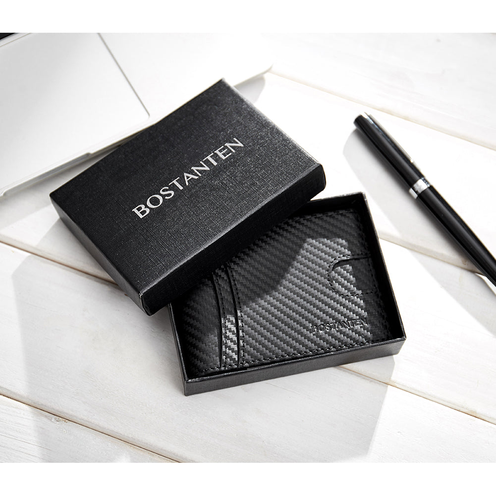 Rozenn Checkbook Wallet Men Bifold —— Slim - BOSTANTEN