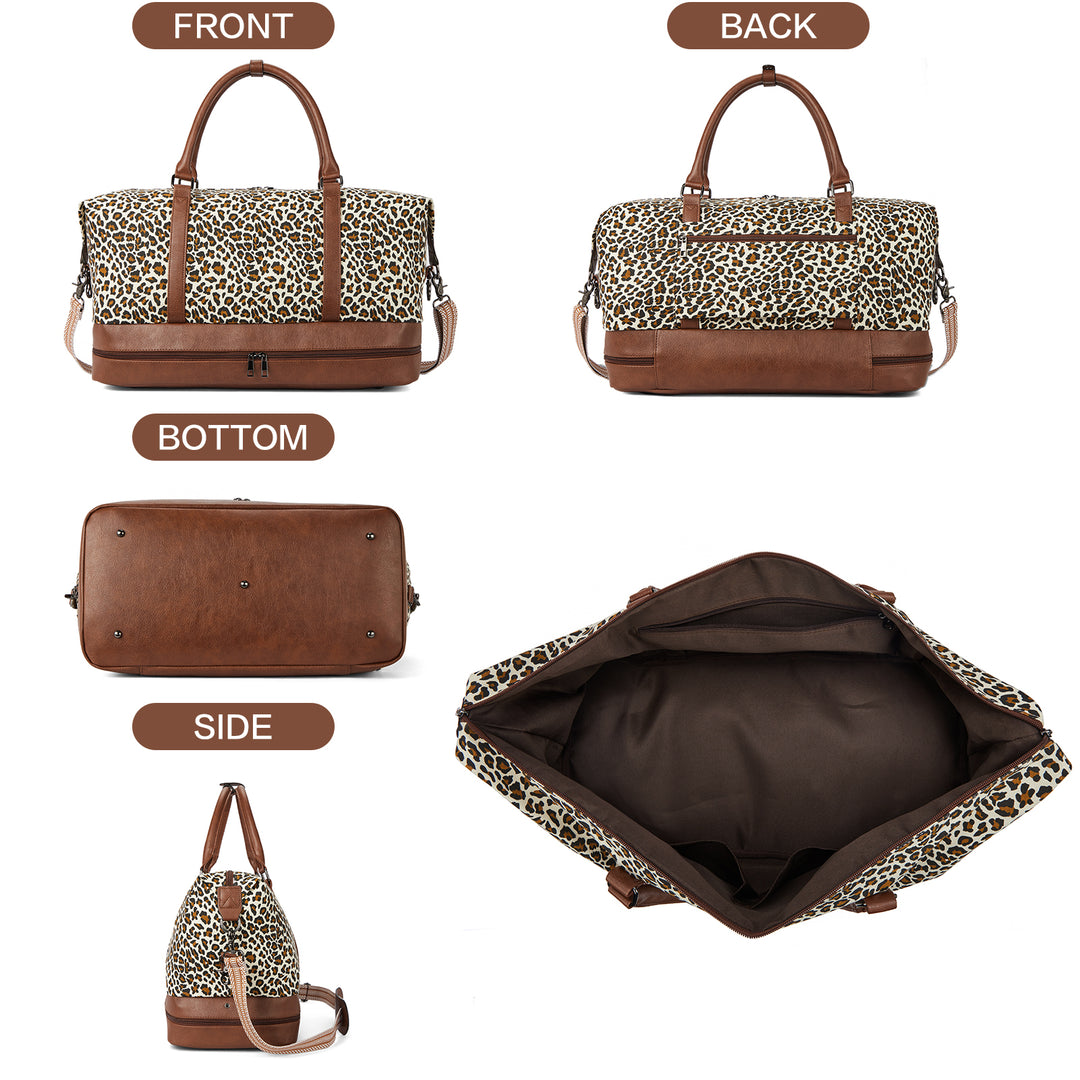 Zenobe Canvas Weekender Bag for Women
