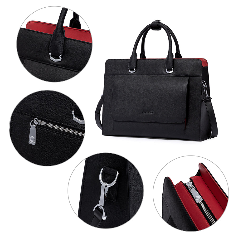 Mizuki Briefcase With Shoulder Strap — Security - BOSTANTEN