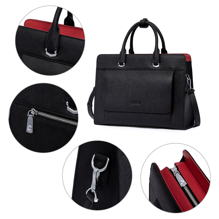Mizuki Briefcase With Shoulder Strap — Security - BOSTANTEN