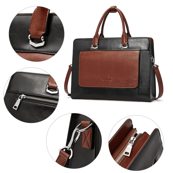 Mizuki Briefcase With Shoulder Strap — Security - BOSTANTEN