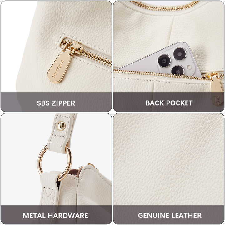 BOSTANTEN Geldbörsen für Damen Leder Schultertaschen Designer Damen Hobo Handtaschen Taschenbücher 