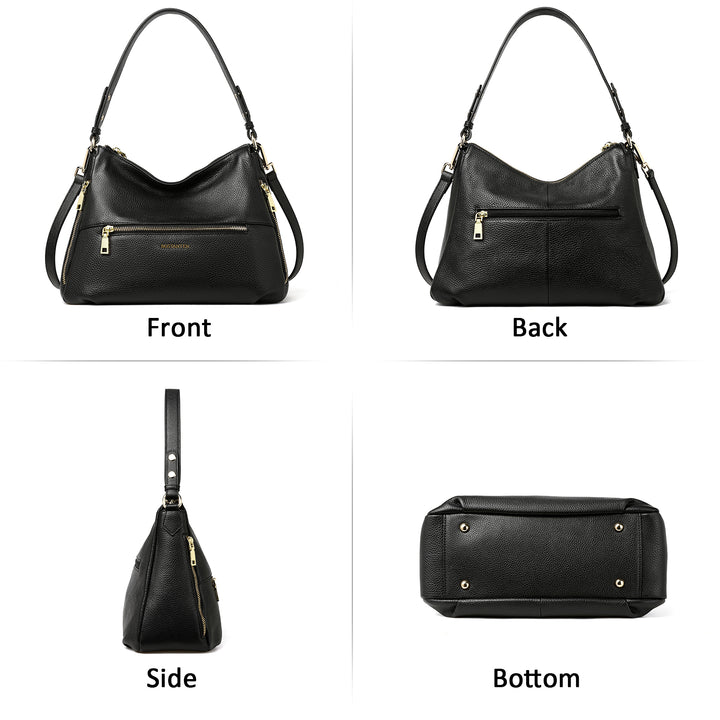 BOSTANTEN Women Handbags Leather Concealed Carry Purses And Handbags for Women Handgun Crossbody Hobo Bags - BOSTANTEN