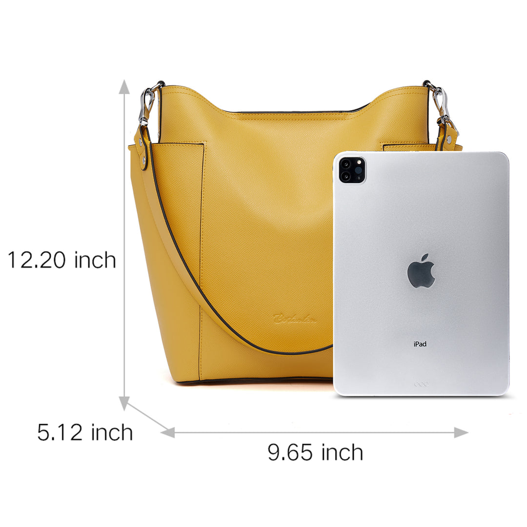 Lotty Functional and Fashionable Buttery Soft Leather Hobo Bag