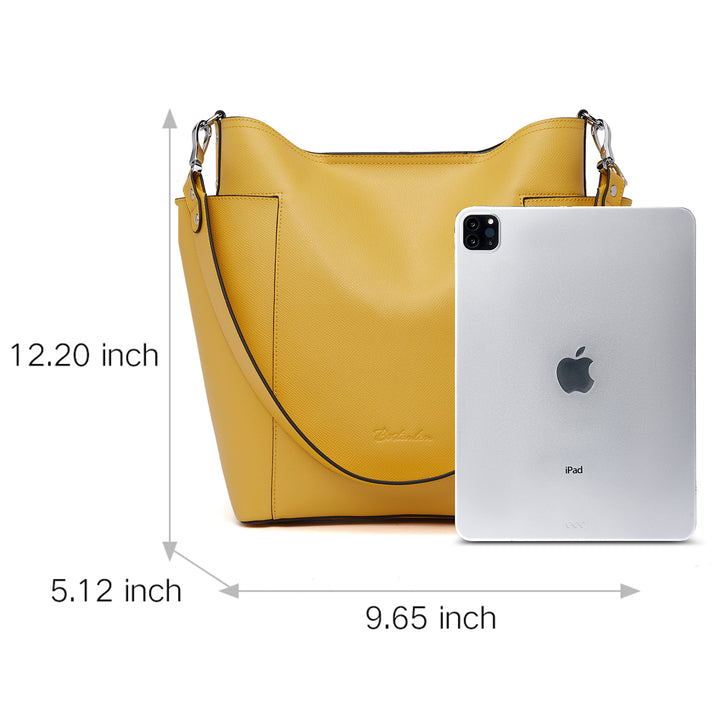 Lotty Functional and Fashionable Buttery Soft Leather Hobo Bag