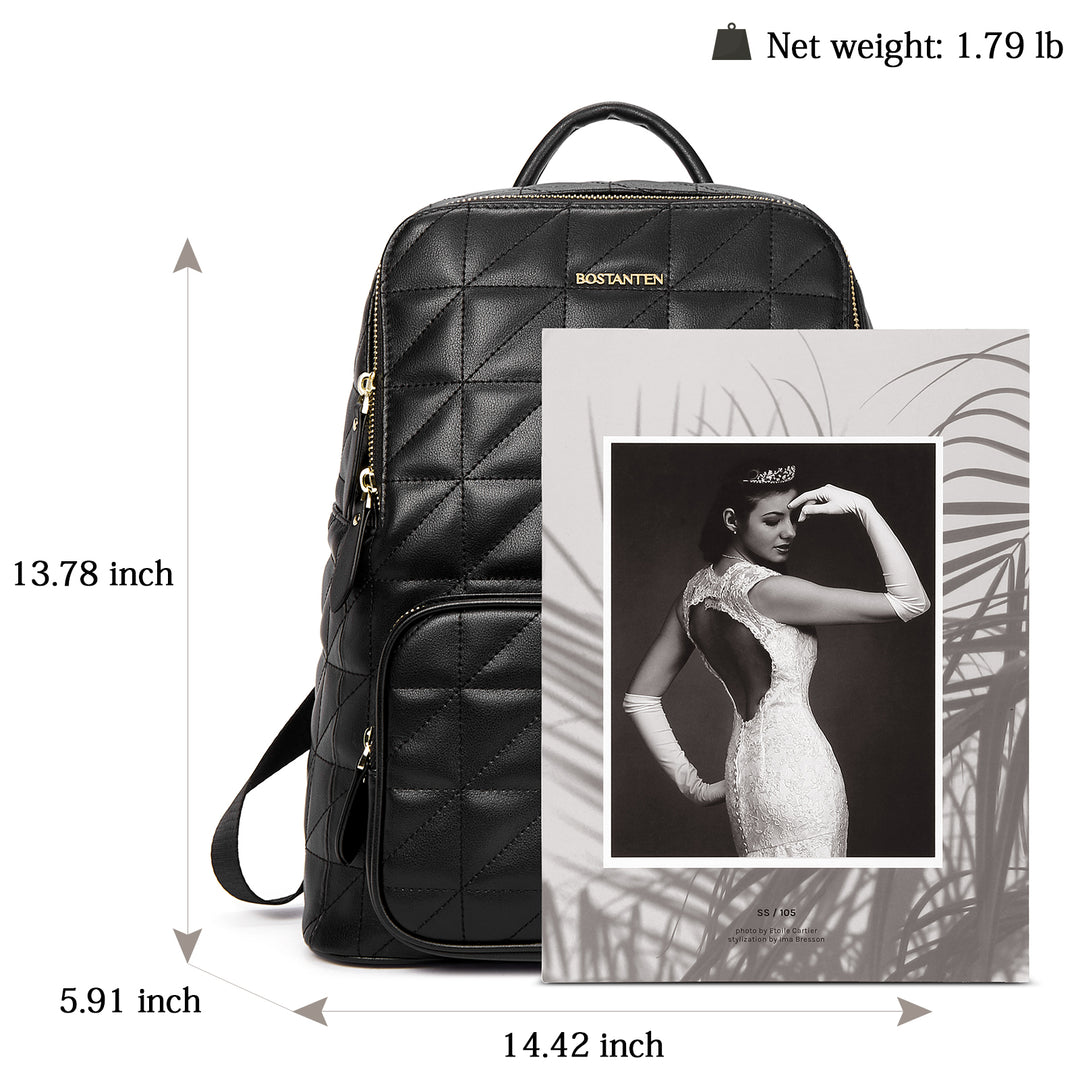 Minoru Leather Mini Backpack— Casual - BOSTANTEN