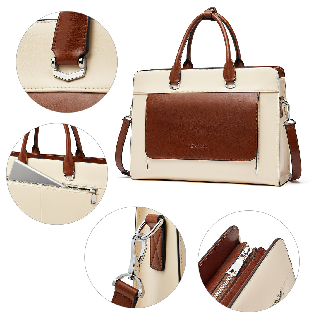 Mizuki Briefcase With Shoulder Strap — Security - BOSTANTEN
