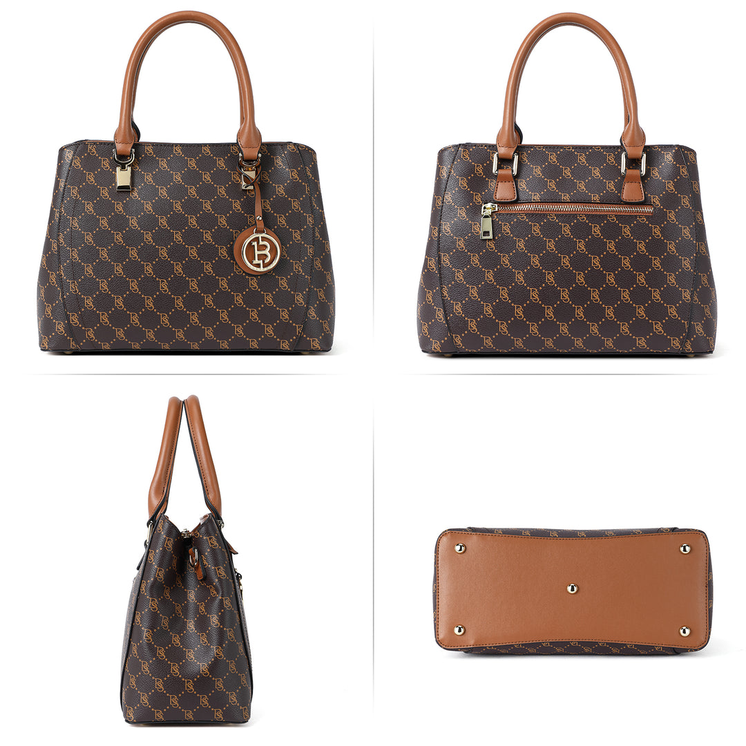 BOSTANTEN Damen Lederhandtasche Designer Henkeltasche Umhängetasche Schultertasche 