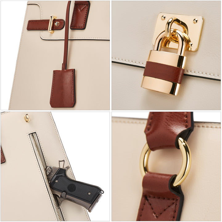 Machk Vintage Style Leather Briefcase — Fashion Everlasting - BOSTANTEN