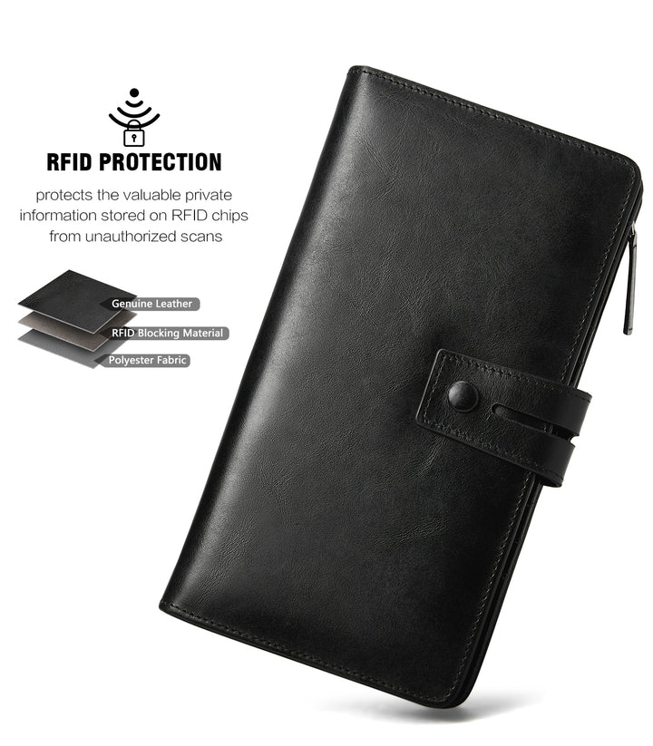 Lnna Checkbook RFID Wallet Cash Clutch Purses —— Superstar