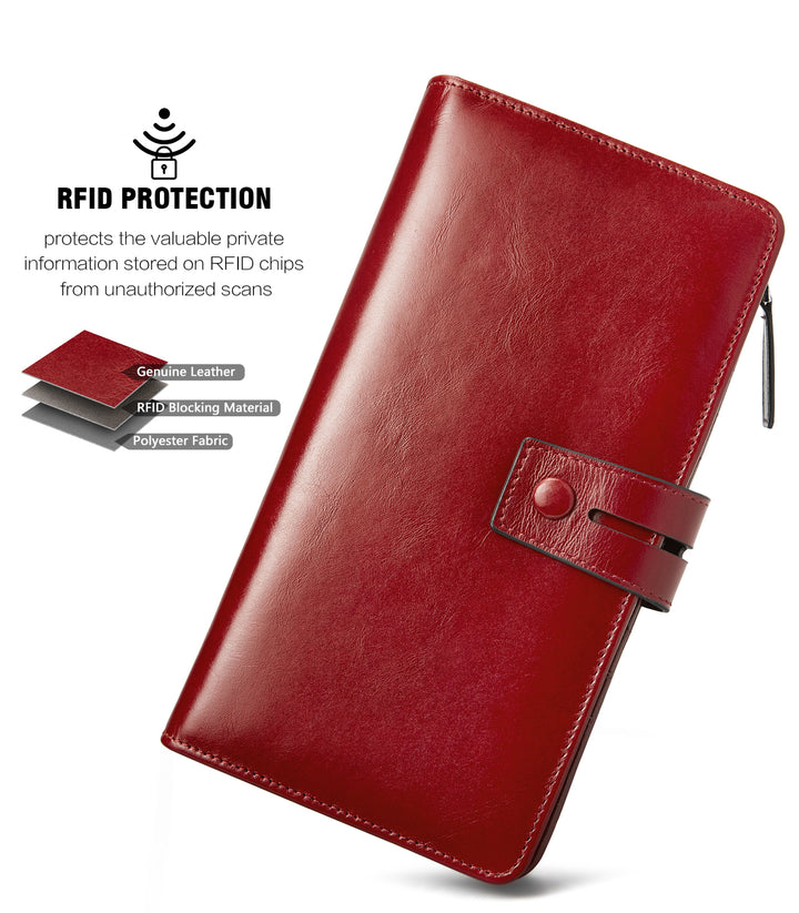 Lnna Checkbook RFID Wallet Cash Clutch Purses —— Superstar
