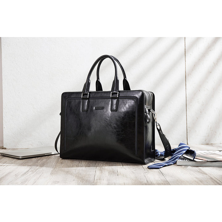 Carol Designer Briefcase For Women — Italian Leather